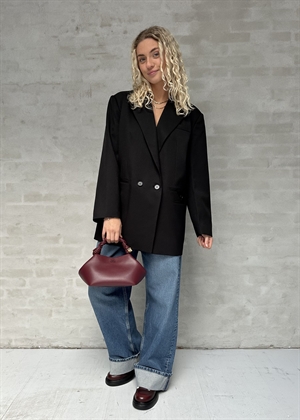 Premiere oversized triangle blazer Black HAUE L\'AMITIÈ